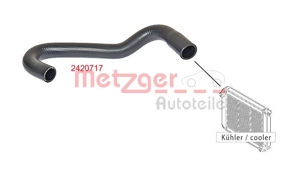 METZGER 2420717 Kühlerschlauch